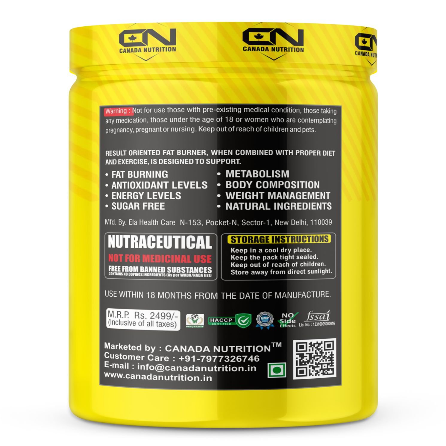 Canada Nutrition Ripped Pre Preworkout Healthmaker