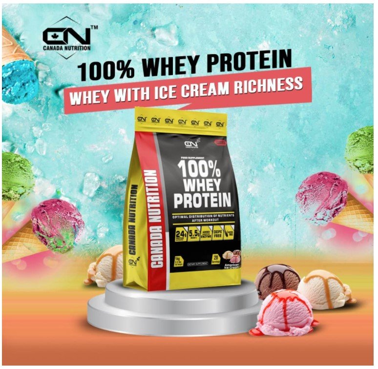 Canada Nutrition 100 Whey Protein Powder Healthmaker