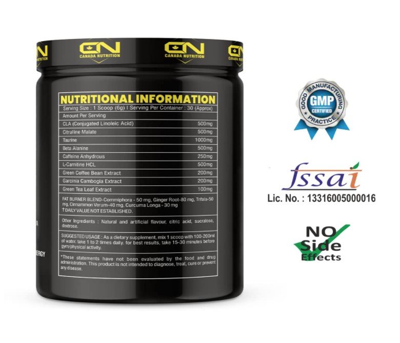 Canada Nutrition Ripped Pre Preworkout Healthmaker