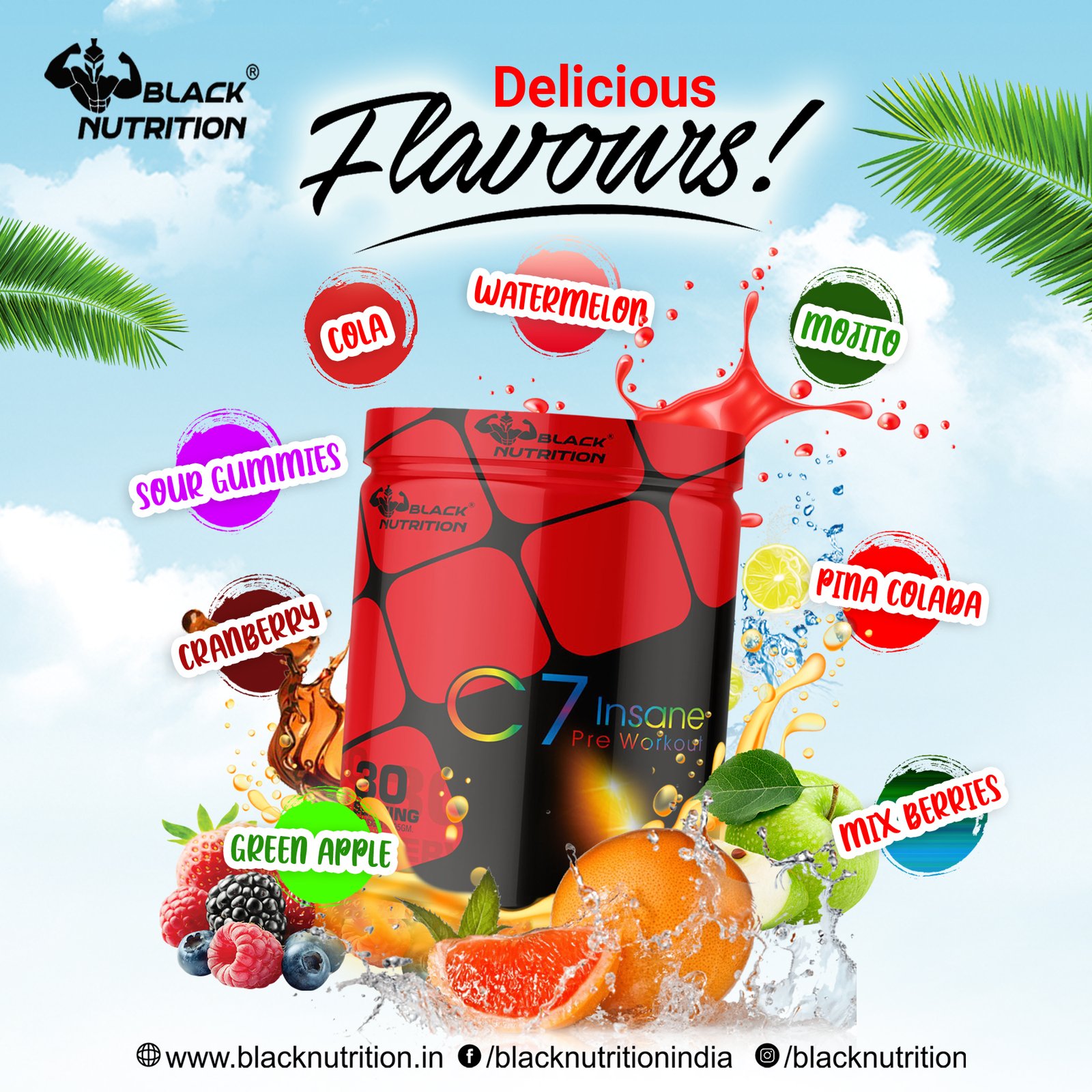 BLACK NUTRITION insane updated flavour copy